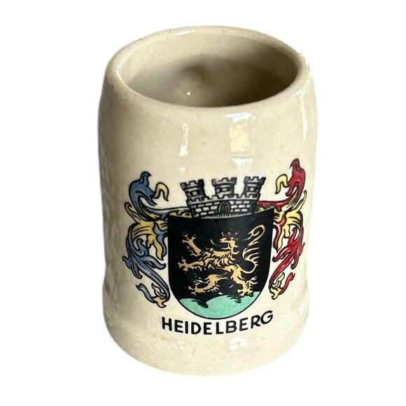 Set of 6 Vintage Mini Ceramic German Cup Mugs - Picture 7 of 9